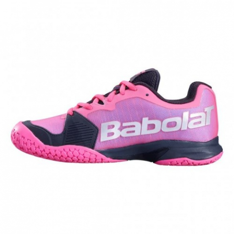 Babolat - Jet All Court Jr. Incaltaminte Tenis Fete Roz/Negru/Argintiu [2]