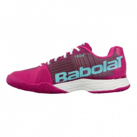 Babolat - Jet Mach I Clay Incaltaminte Tenis Zgura Femei Roz/Violet/Albastru deschis/Alb [2]