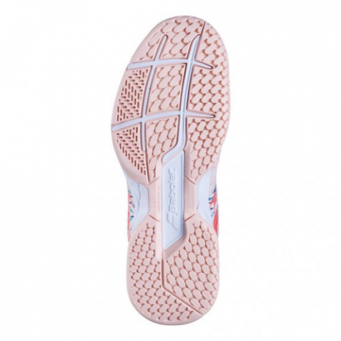 Babolat Propulse Blast All Court Incaltaminte Tenis Femei Roz deschis Alb Rosu Albastru [2]