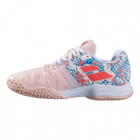 Babolat Propulse Blast All Court Incaltaminte Tenis Femei Roz deschis Alb Rosu Albastru [1]