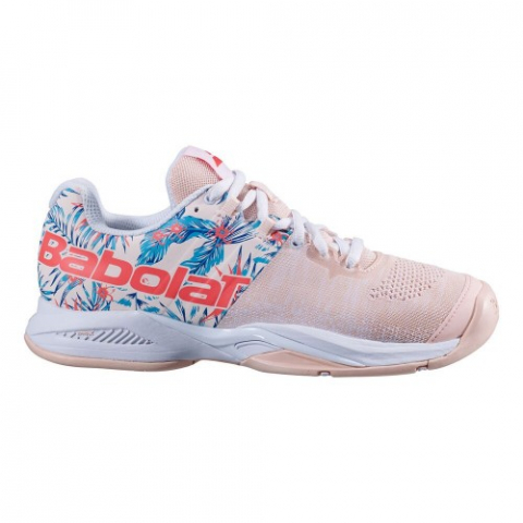 Babolat - Babolat Propulse Blast All Court Incaltaminte Tenis Femei Roz deschis Alb Rosu Albastru