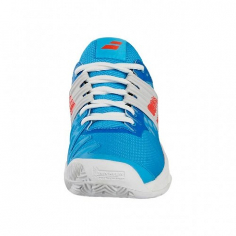 Babolat - Propulse Fury Clay Incaltaminte Tenis Zgura Femei Albastru Deschis/Rosu Coral/Alb [3]
