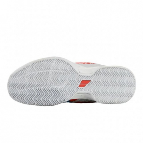 Babolat - Propulse Fury Clay Incaltaminte Tenis Zgura Femei Albastru Deschis/Rosu Coral/Alb [2]