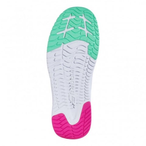 Babolat - Pulsion 2 All Court Incaltaminte Tenis Jr. Fete Alb/Gri/Roz/Verde Mint [2]