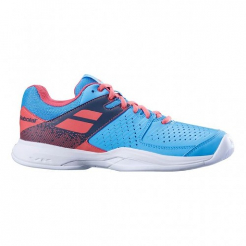 Babolat - Pulsion All Court Incaltaminte Tenis Femei Albastru deschis/Rosu coral/Bleumarin/Alb [1]