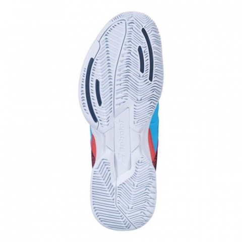 Babolat - Pulsion All Court Incaltaminte Tenis Femei Albastru deschis/Rosu coral/Bleumarin/Alb [3]