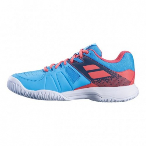 Babolat - Pulsion All Court Incaltaminte Tenis Femei Albastru deschis/Rosu coral/Bleumarin/Alb [2]