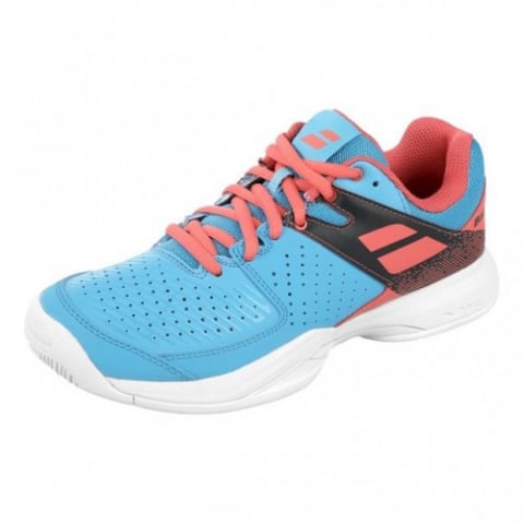 Incaltaminte - Babolat - Pulsion All Court Incaltaminte Tenis Femei Albastru deschis/Rosu coral/Bleumarin/Alb