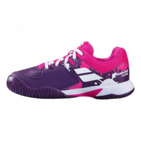 Babolat - Pulsion All Court Incaltaminte Tenis Jr. Fete Violet/Roz/Alb [1]