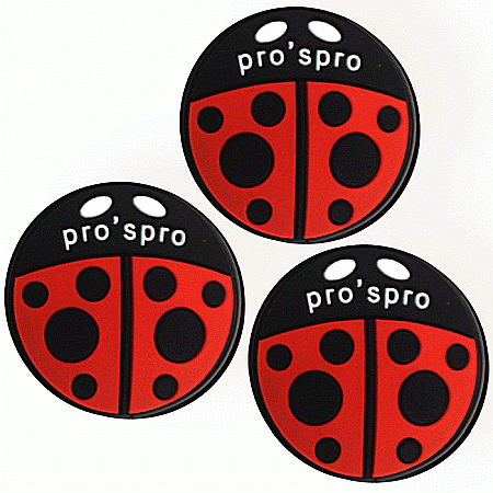 Antivibratoare - Pros Pro Vibra Stop Buburuză Set 3 Buc. Antivibratoare Tenis
