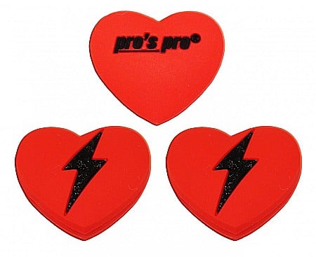 Antivibratoare - Pros Pro Vibra Stop Inimioară Set 3 Buc. Antivibratoare Tenis
