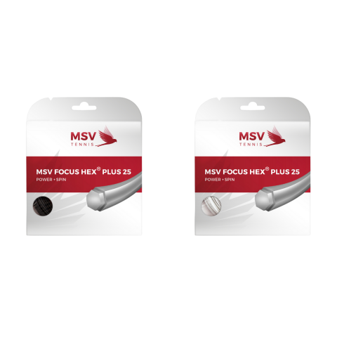 MSV - MSV Focus HEX® Plus 25 Racordaj Tenis de Camp 12m