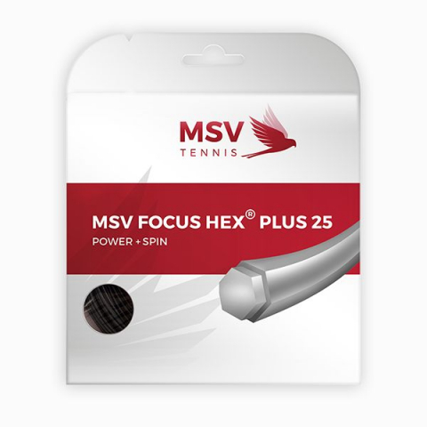 MSV - MSV Focus HEX® Plus 25 Racordaj Tenis de Camp 12m