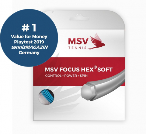 MSV - MSV Focus HEX® Soft Racordaj Tenis de Camp 12m