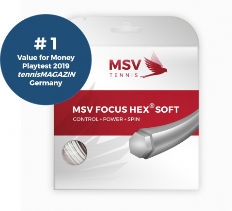 MSV - MSV Focus HEX® Soft Racordaj Tenis de Camp 12m
