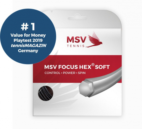 MSV - MSV Focus HEX® Soft Racordaj Tenis de Camp 12m