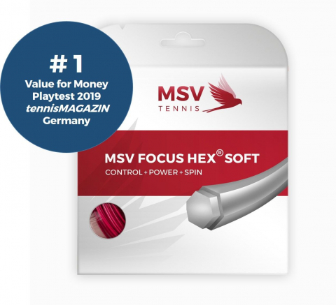 Producatori - MSV Focus HEX® Soft Racordaj Tenis de Camp 12m