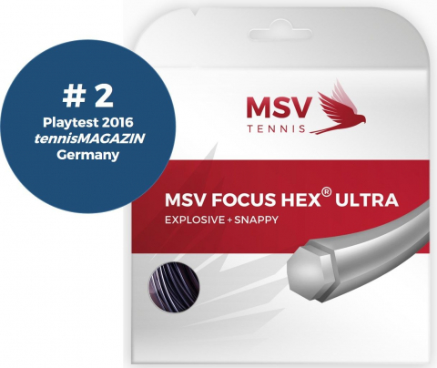 MSV - MSV Focus HEX® Ultra Racordaj Tenis de Camp 12m