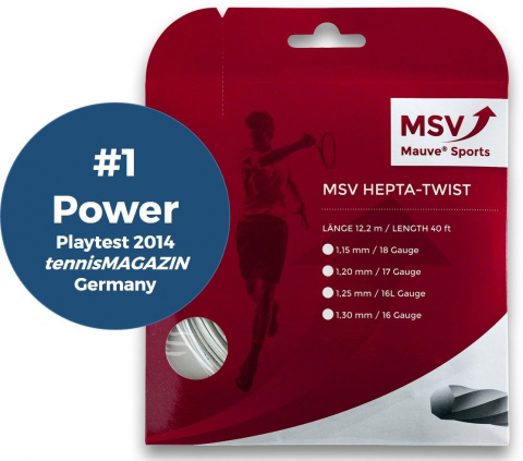 MSV - MSV Hepta Twist Racordaj Tenis de Camp 12m