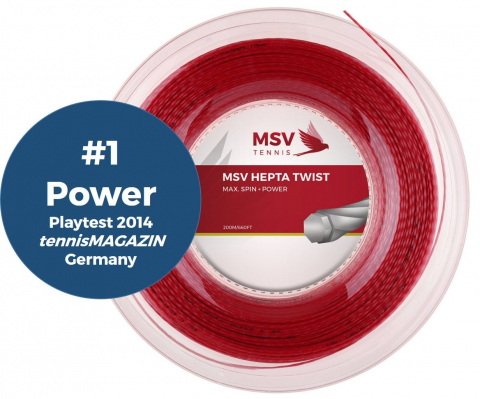Producatori - MSV Hepta Twist Racordaj Tenis de Camp 200m