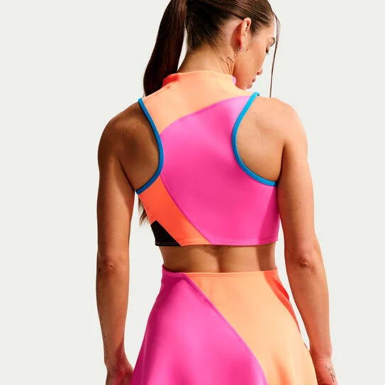 Nike A.O. Court Dri-Fit Slam Rochie Tenis Femei Roz, Multicolor [2]