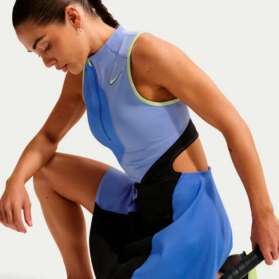 Nike A.O. Court Dri-Fit Slam Rochie Tenis Femei Albastru, Multicolor [3]