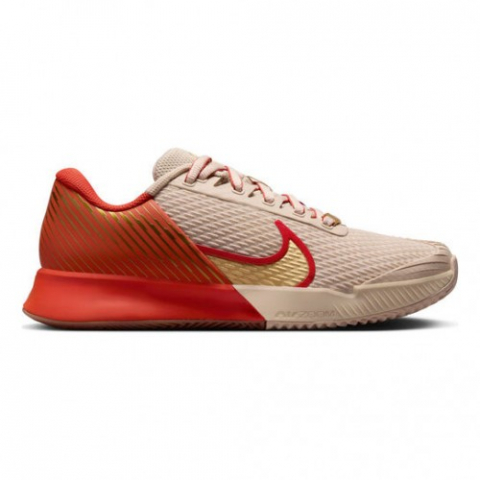Nike - Nike Air Zoom Vapor Pro 2 Clay Premium Incaltaminte Tenis Zgura Femei Bej, Coral, Verde deschis