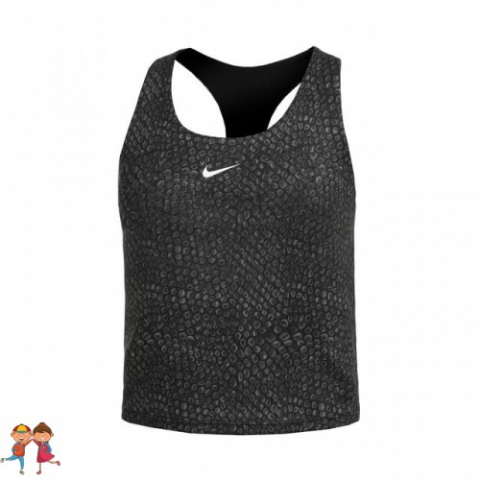 Nike - Nike Big Kids Graphic Tank-Top Maieu Tenis Fete (Copii) Negru, Gri, Alb