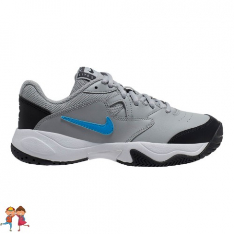 Nike - Nike Court Lite 2 Jr. All Court Incaltaminte Tenis Copii Gri Negru Albastru