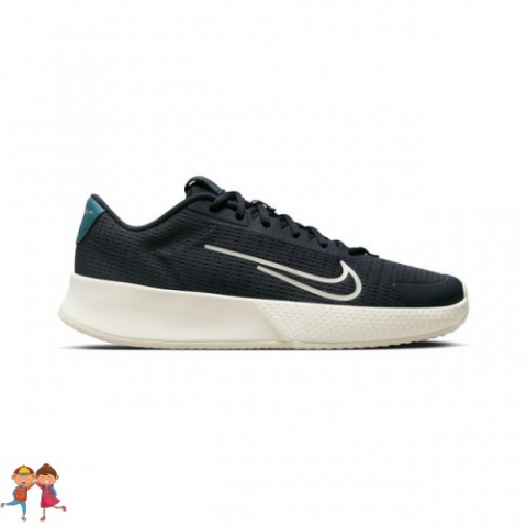 Nike - Nike Court Vapor Lite 2 Jr. Clay Incaltaminte Tenis Zgura Unisex Copii Bleumarin, Alb, Albastru turcoaz