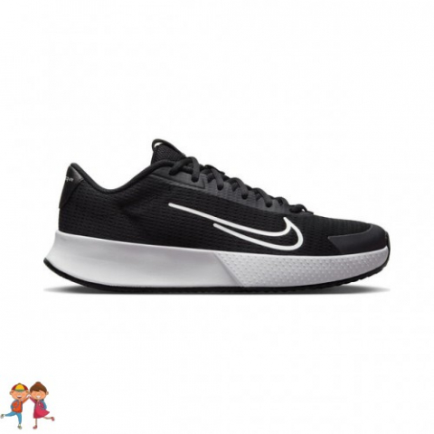 Nike - Nike Court Vapor Lite 2 Jr. Clay Incaltaminte Tenis Zgura Unisex Copii Negru, Alb