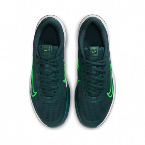 Nike Court Vapor Lite 2 Jr. Clay Incaltaminte Tenis Zgura Unisex Copii Verde petrol, Verde neon, Alb [2]