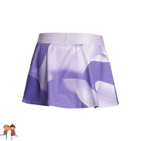 Nike Court Victory Dri-Fit Flouncy Printed Rock Fusta Tenis Fete (Copii) Violet inchis, Violet deschis, Negru [1]