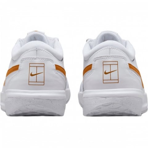 Nike Court Zoom Lite 3 All Court Incaltaminte Tenis Unisex Copii Alb, Portocaliu monarch [3]