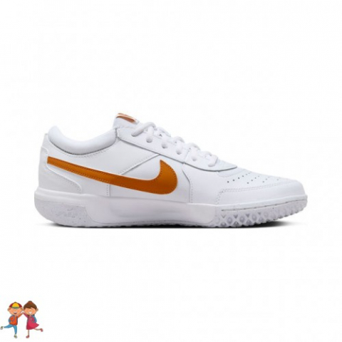 Nike - Nike Court Zoom Lite 3 All Court Incaltaminte Tenis Unisex Copii Alb, Portocaliu monarch