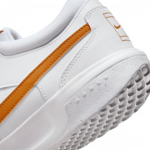 Nike Court Zoom Lite 3 All Court Incaltaminte Tenis Unisex Copii Alb, Portocaliu monarch [7]