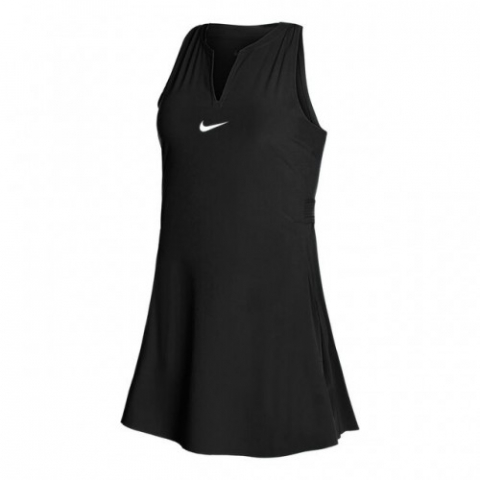 Imbracaminte - Nike Dri-Fit Advantage Rochie Tenis Femei Negru, Alb