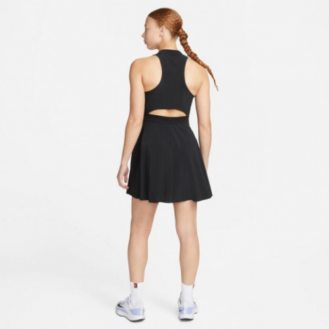 Nike Dri-Fit Advantage Rochie Tenis Femei Negru, Alb [10]
