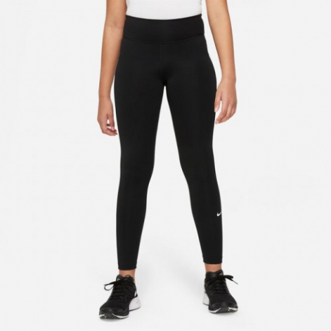 Nike Dri-Fit Big Kids Tight Colanti Sport Fete (Copii) Negru, Alb [2]