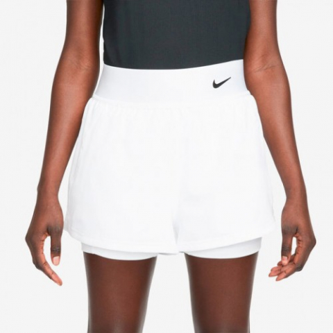 Nike Dri-Fit Court Ballshort Pantaloni Scurti Tenis Femei Alb, Negru [9]