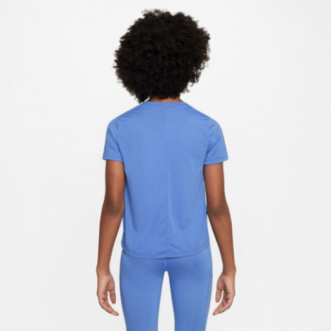 Nike Dri-Fit One Graphic Tee Tricou Tenis Fete (Copii) Albastru, Alb [4]