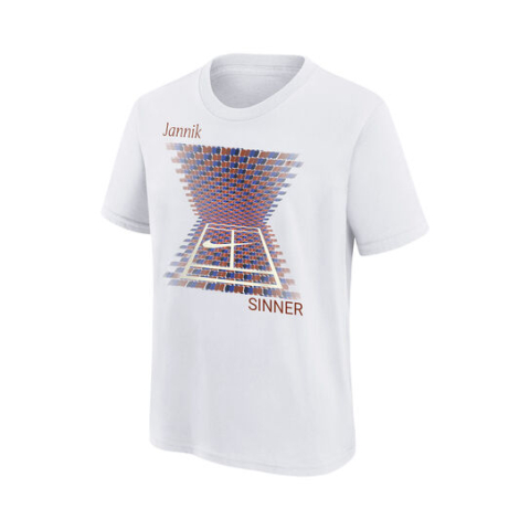 Imbracaminte - Nike Jannik Sinner Tee Tricou Tenis Baieti Alb, Multicolor