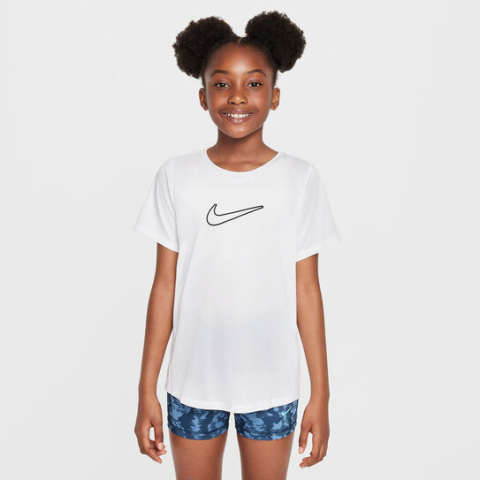 Nike One STD Tee Tricou tenis Fete Alb, Negru [3]