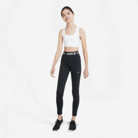 Nike Pro Tight Colanti Sport Fete (Copii) Negru, Alb [1]
