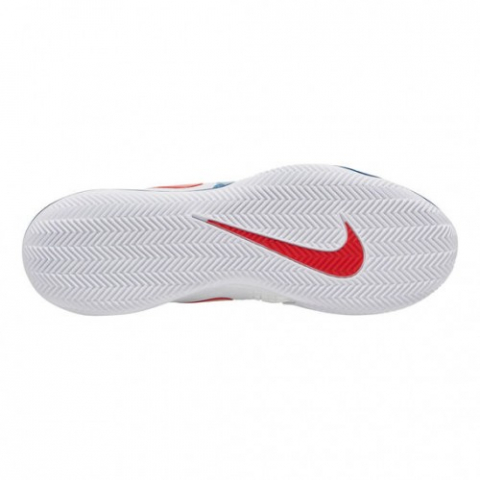Nike Rafael Nadal Zoom Vapor Cage 4 Clay Incaltaminte Tenis Zgura Barbati Alb, Albastru, Rosu [2]