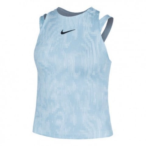 Nike Roland Garros Court Dri-Fit Slam Tank-Top Maieu Tenis Femei Albastru deschis, Negru [0]