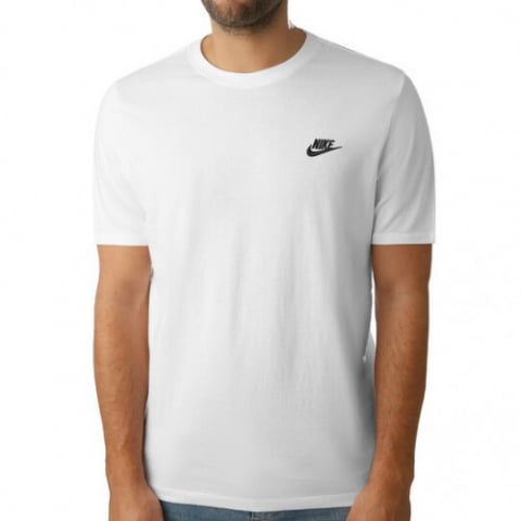 Nike Sportswear Club Tee Tricou Tenis Barbati Alb, Negru [3]