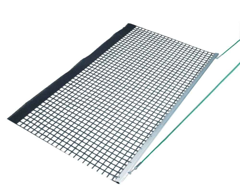 Accesorii Teren Tenis - Nivelator zgura simplu PVC cu banda pe suport din aluminiu