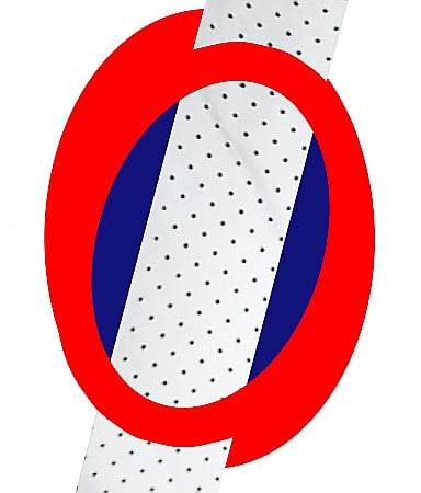 Pros Pro Luxury Grip Overgrip Perforat 60 Buc Alb [1]