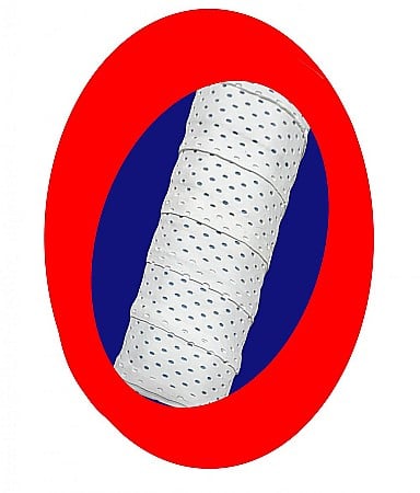 Pros Pro Luxury Grip Overgrip Perforat 60 Buc Alb [2]